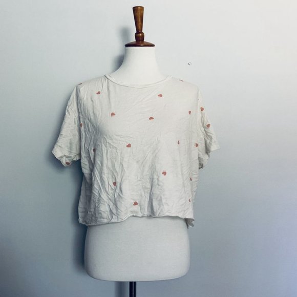 Victoria Secret Pink Heart Crop Top - Picture 3 of 7